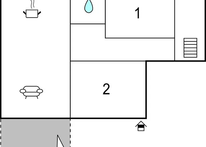 2 Bedroom Gorgeous In アパート *